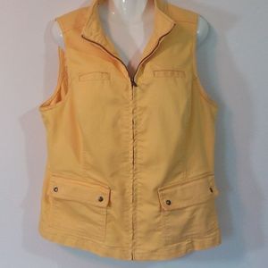 Liz Claiborne Yellow Vest